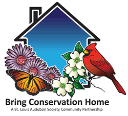 Logo for St. Louis Audubon Society's Bring Conservation Home program