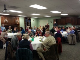 Wild Ones President, Ed Schmidt talking to the group