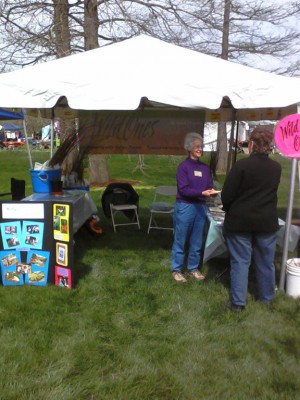 Wild Ones volunteer at the 2013 Earth Day booth