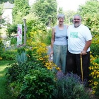 Homeowners who are selling their home, including  a yard with lots of native plants