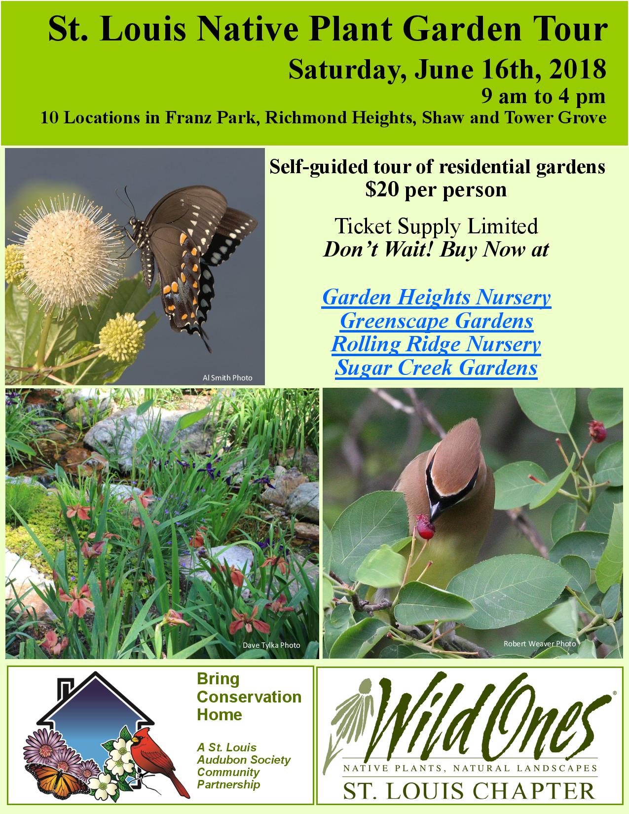 St Louis Native Plant Garden Tour 2018 Wild Ones St Louis Chapter